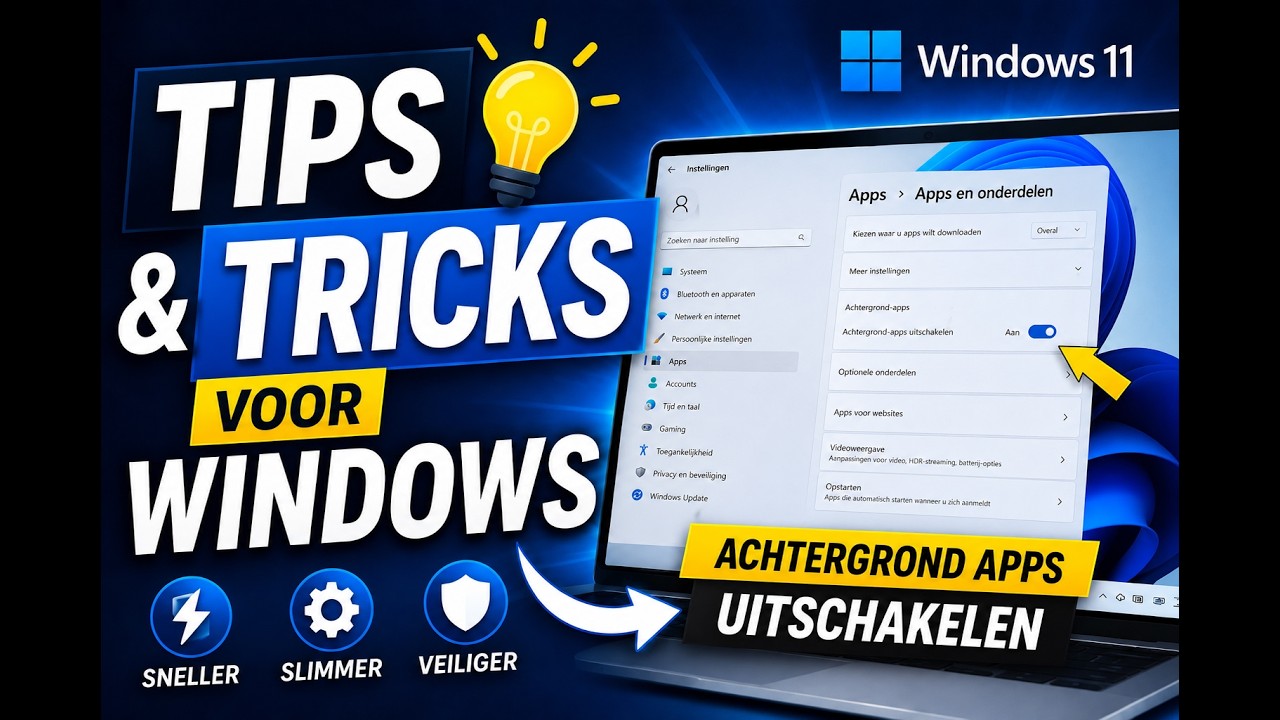 Achtergrond Apps Uitschakelen