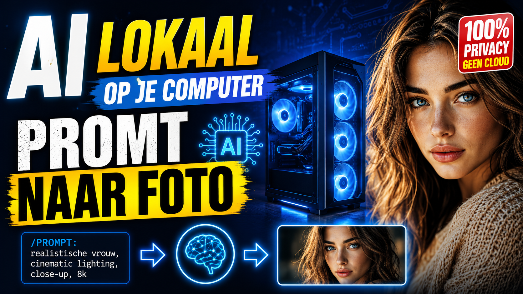 Lokaal AI,promt naar foto's